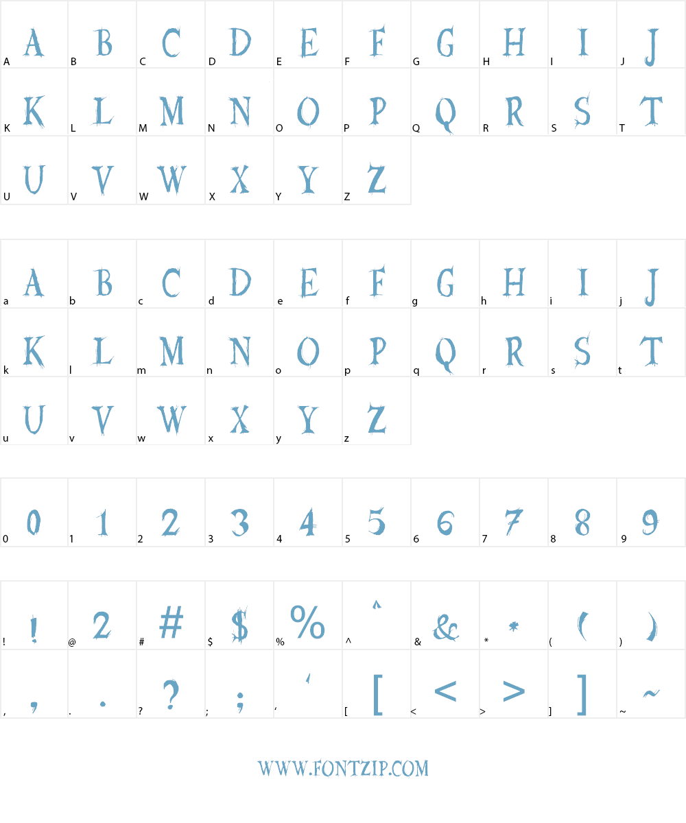 JMH Euryale Font Character